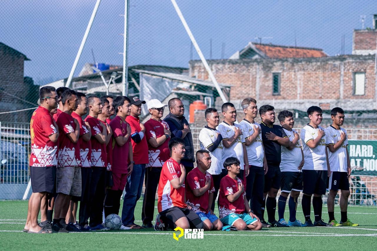 Fun Soccer Bawaslu Garut dengan KPU Garut