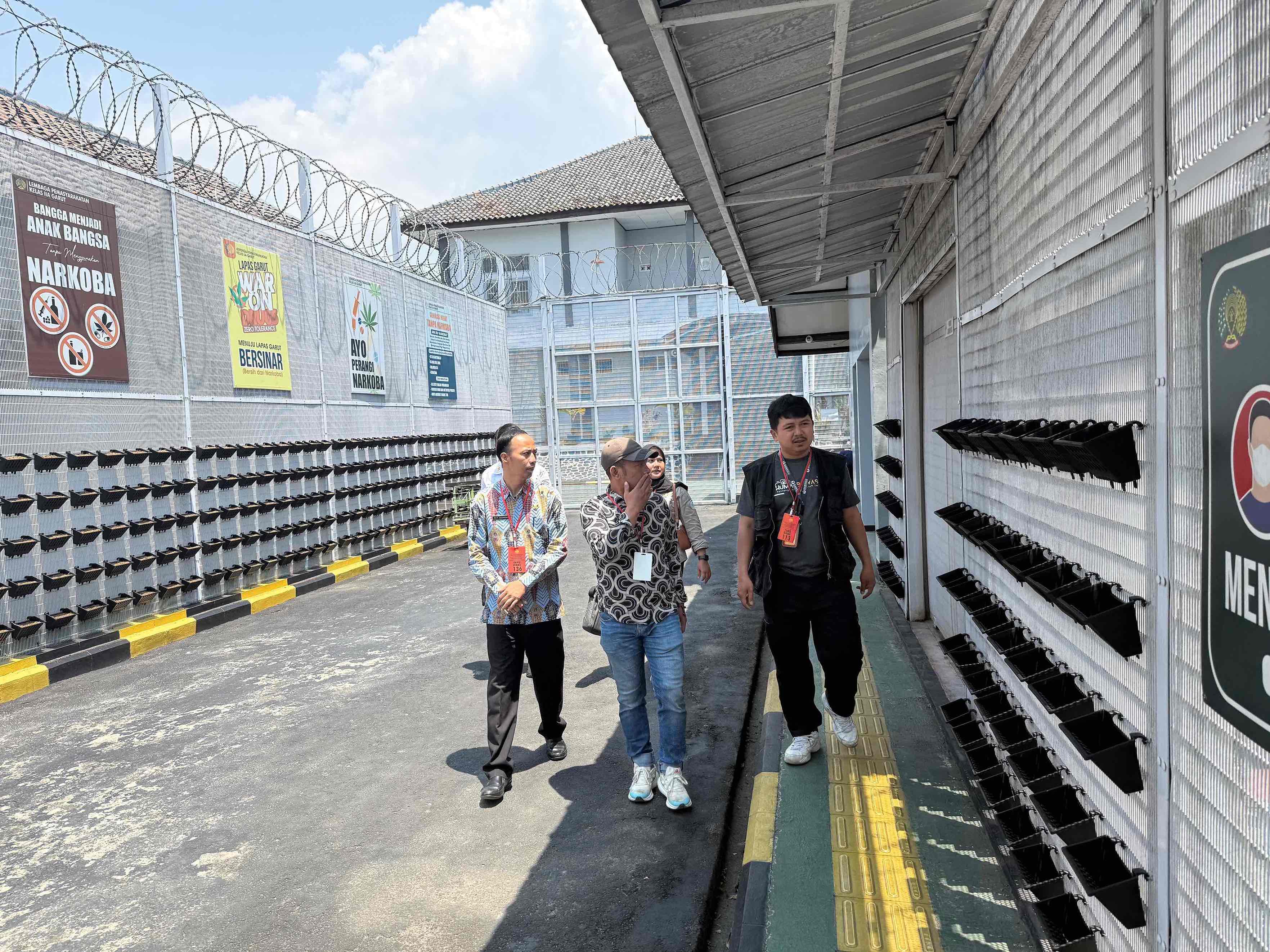 Ahmad Nurul Syahid lakukan Uji Petik di Lapas Kelas IIA Garut