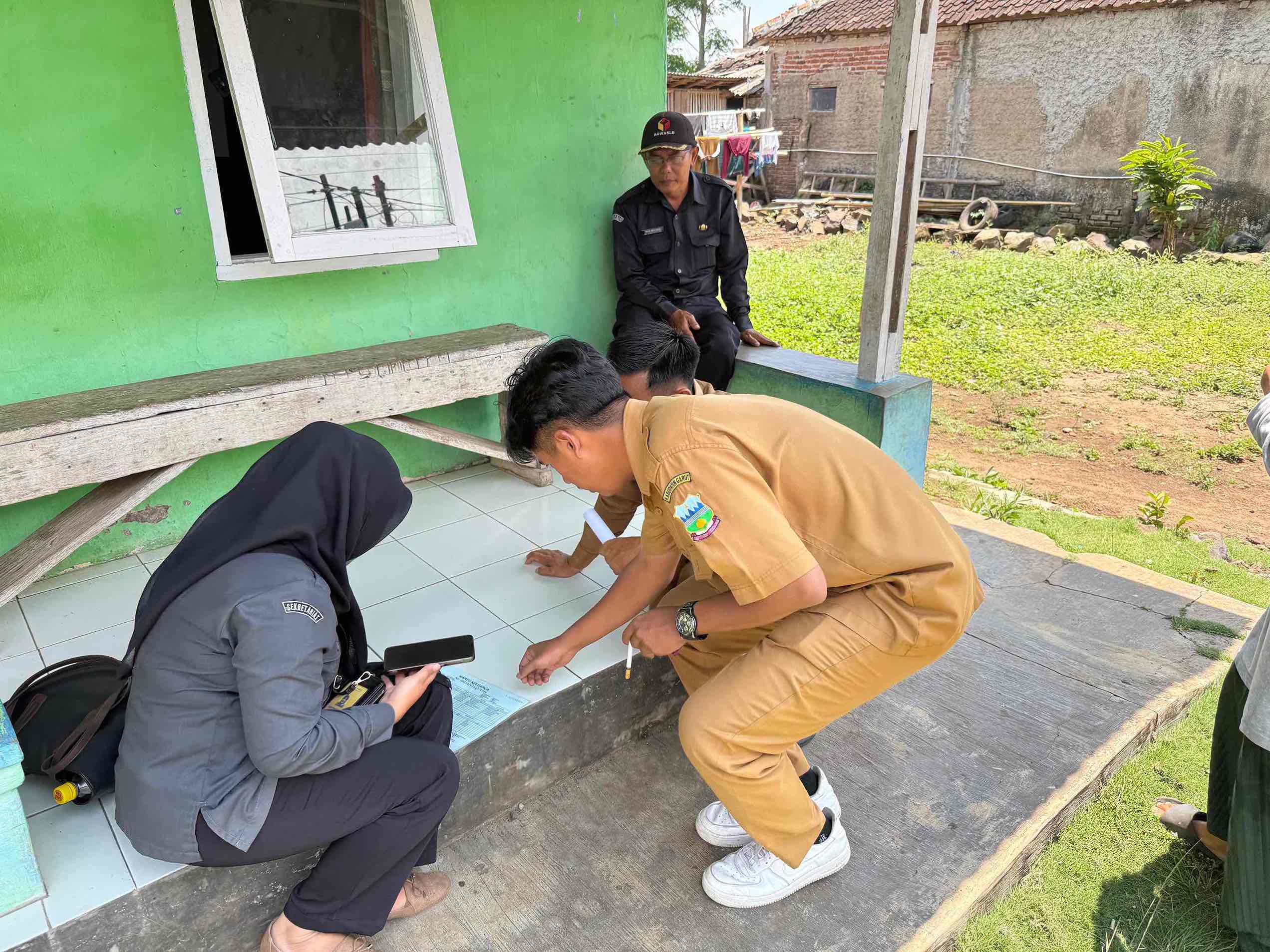 Lamlam Masropah Lakukan Uji Petik di Desa Kertajaya 