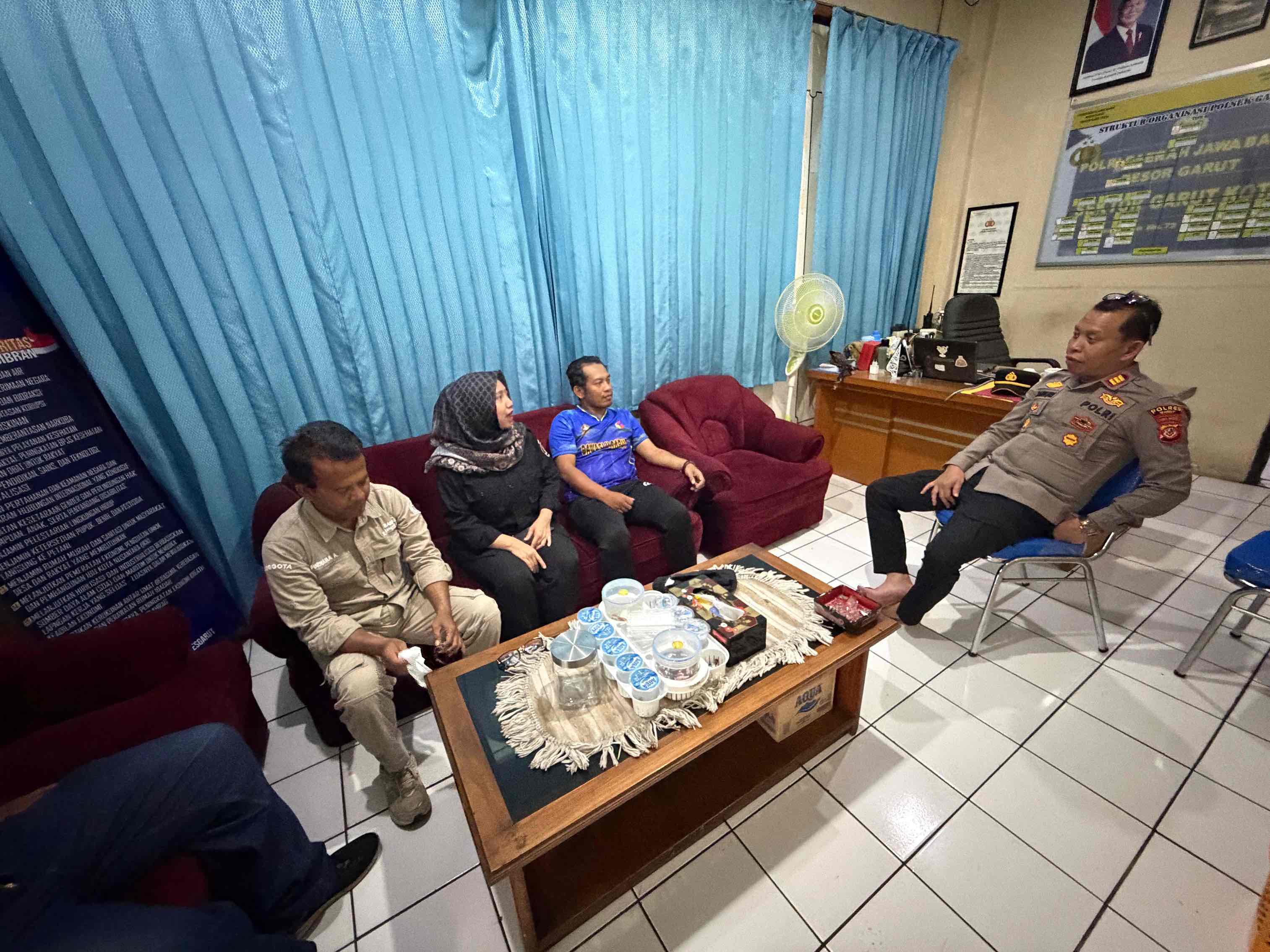 Konsolidasi Demokrasi dengan Polsek Garut Kota