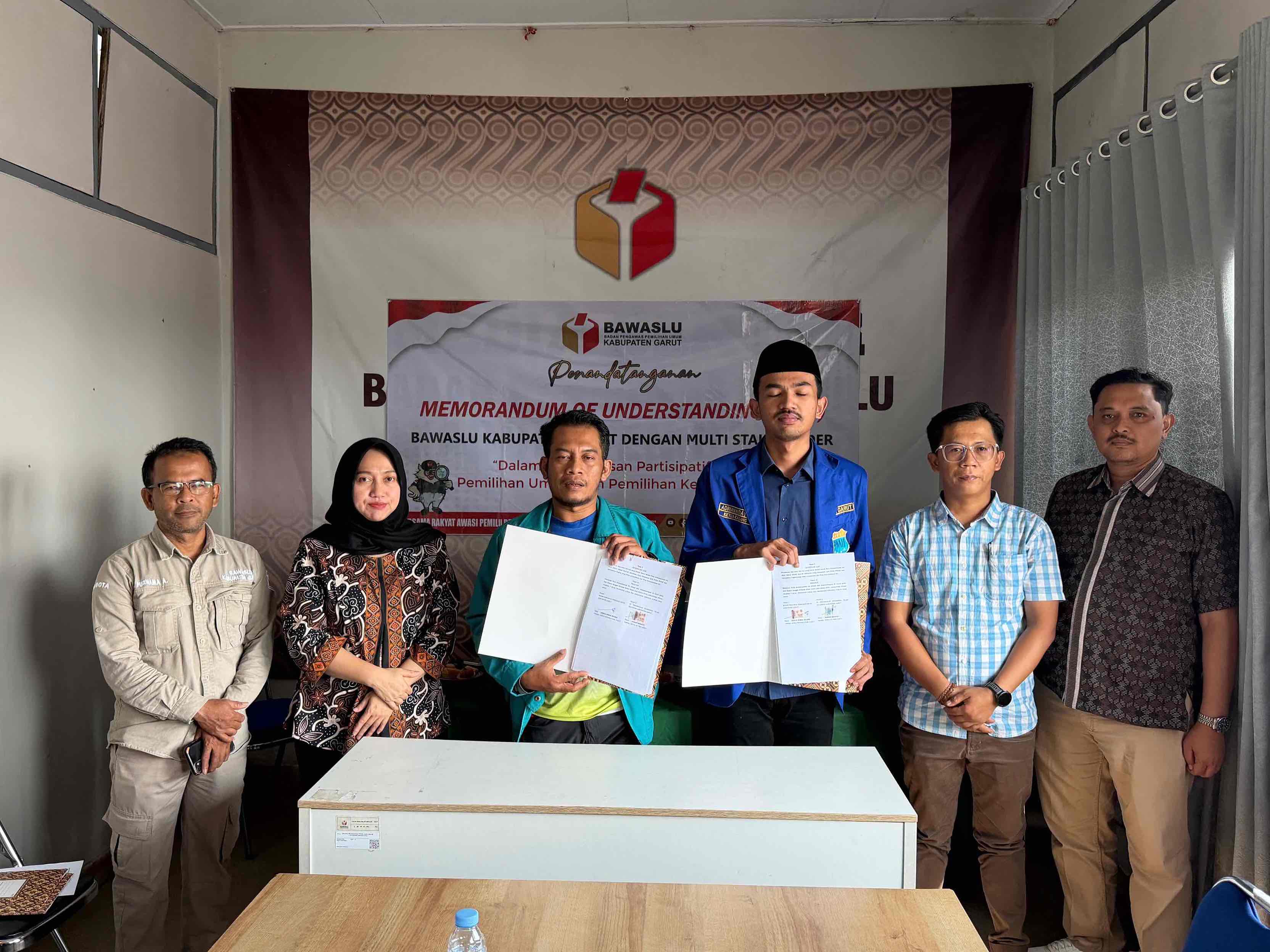 Penandatanganan MoU dengan PMII Garut