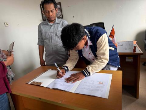 Penandatanganan MoU dengan KAMMI Garut
