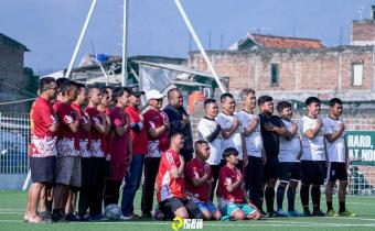 Fun Soccer Bawaslu Garut dengan KPU Garut