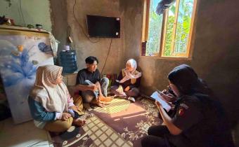 Uji Petik di rumah warga Desa Tanjungsari, Kecamatan Karangpawitan