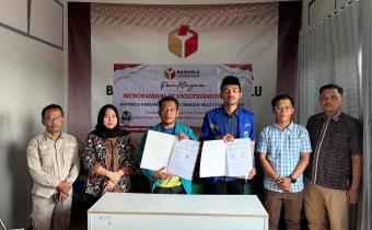 Penandatanganan MoU dengan PMII Garut