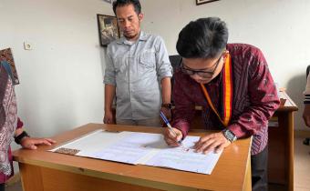 Penandatanganan MoU dengan IMM Garut